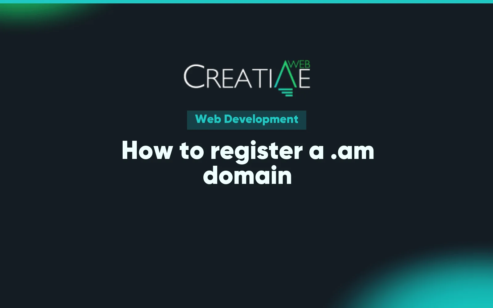 How to register a .am domain