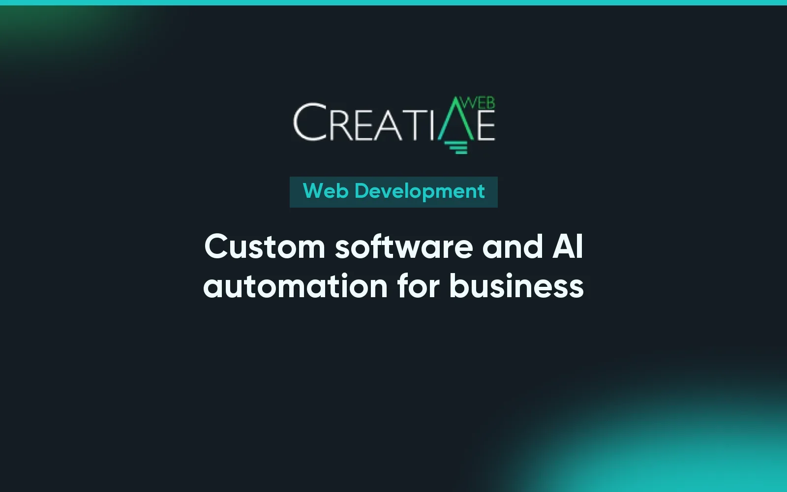 Custom software and AI automation for business